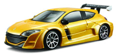 Macheta Masinuta Bburago Street Fire 1:43 Renault Megane Galben Metalizat, BB30010R-30216