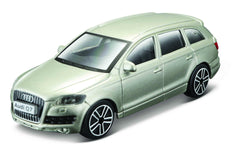 Macheta Masinuta Bburago Street Fire 1:43 Audi Q7 Auriu, BB30010R-30229