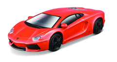 Macheta Masinuta Bburago Street Fire 1:43 Lamborghini Aventador Portocaliu, BB30010R-30231