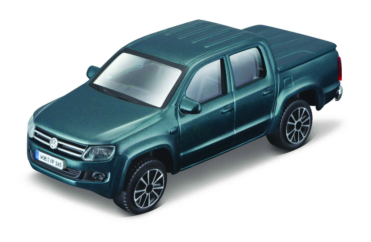 Macheta Masinuta Bburago Street Fire 1:43  Volkswagen Amarok Verde Metalizat, BB30010R-30232