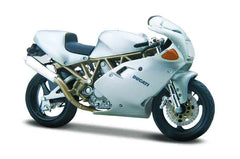 Macheta Motocicleta Bburago 1:18 Ducati Supersport 900FE Argintiu, BB51030-51063