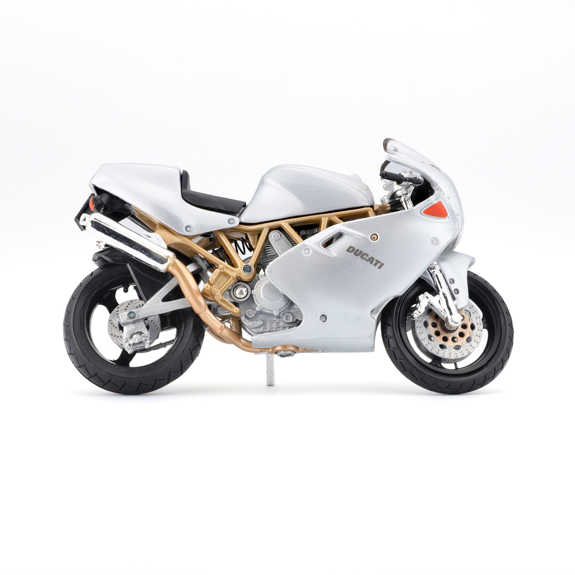 Macheta Motocicleta Bburago 1:18 Ducati Supersport 900FE Argintiu, BB51030-51063