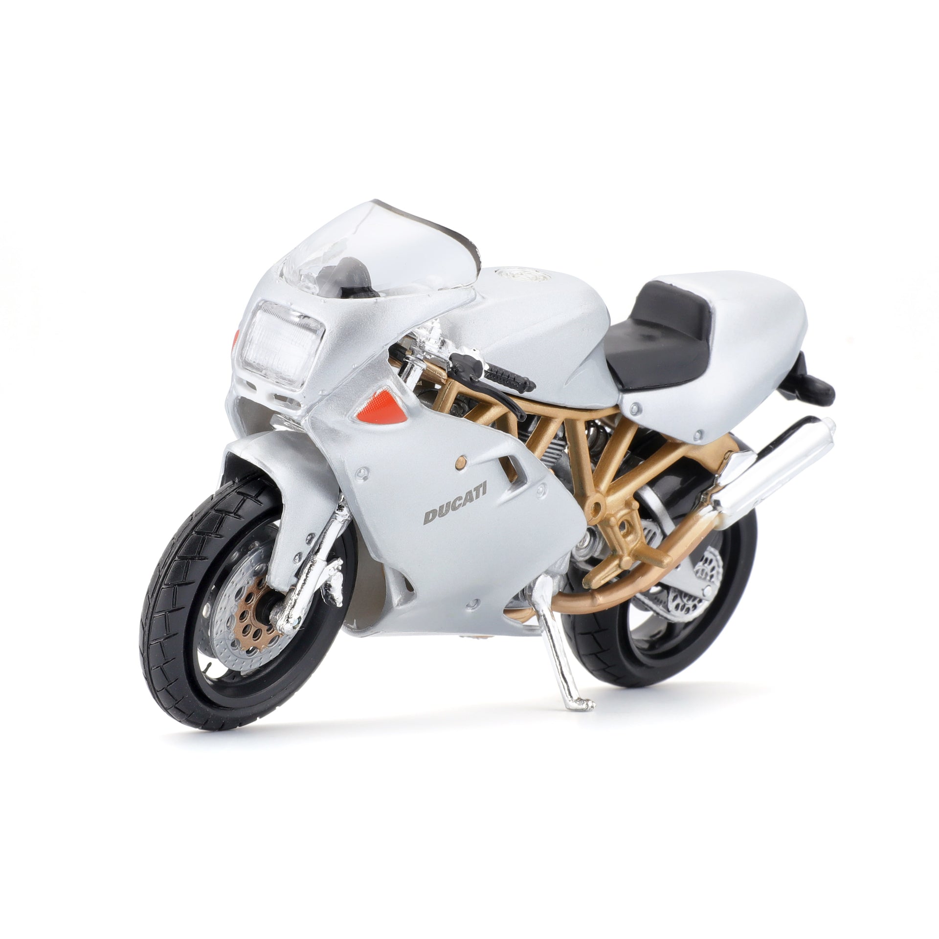 Macheta Motocicleta Bburago 1:18 Ducati Supersport 900FE Argintiu, BB51030-51063