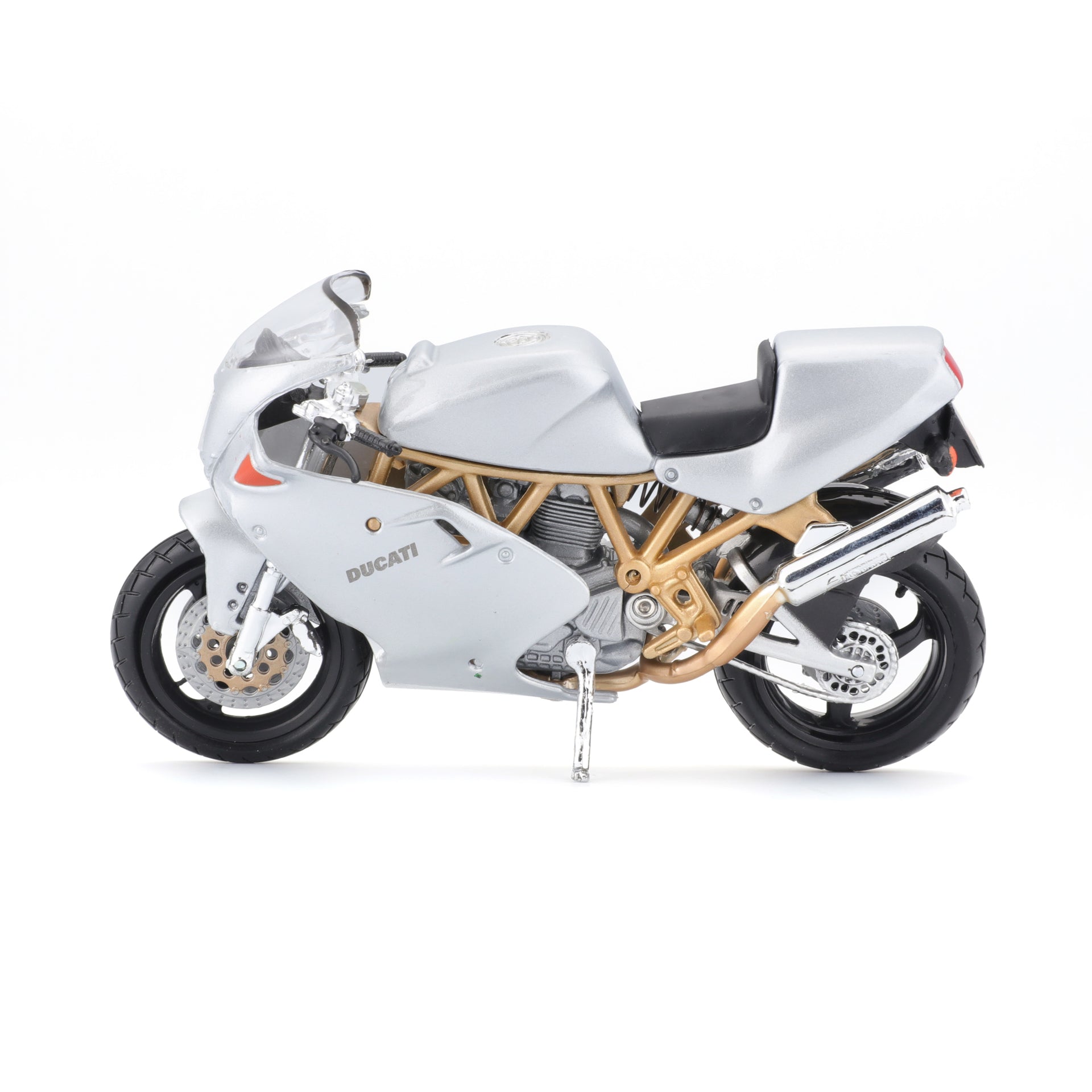 Macheta Motocicleta Bburago 1:18 Ducati Supersport 900FE Argintiu, BB51030-51063