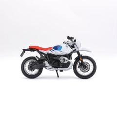 Macheta Motocicleta Bburago 1:18 Bmw R Ninet Urban Alb, BB51030-51069