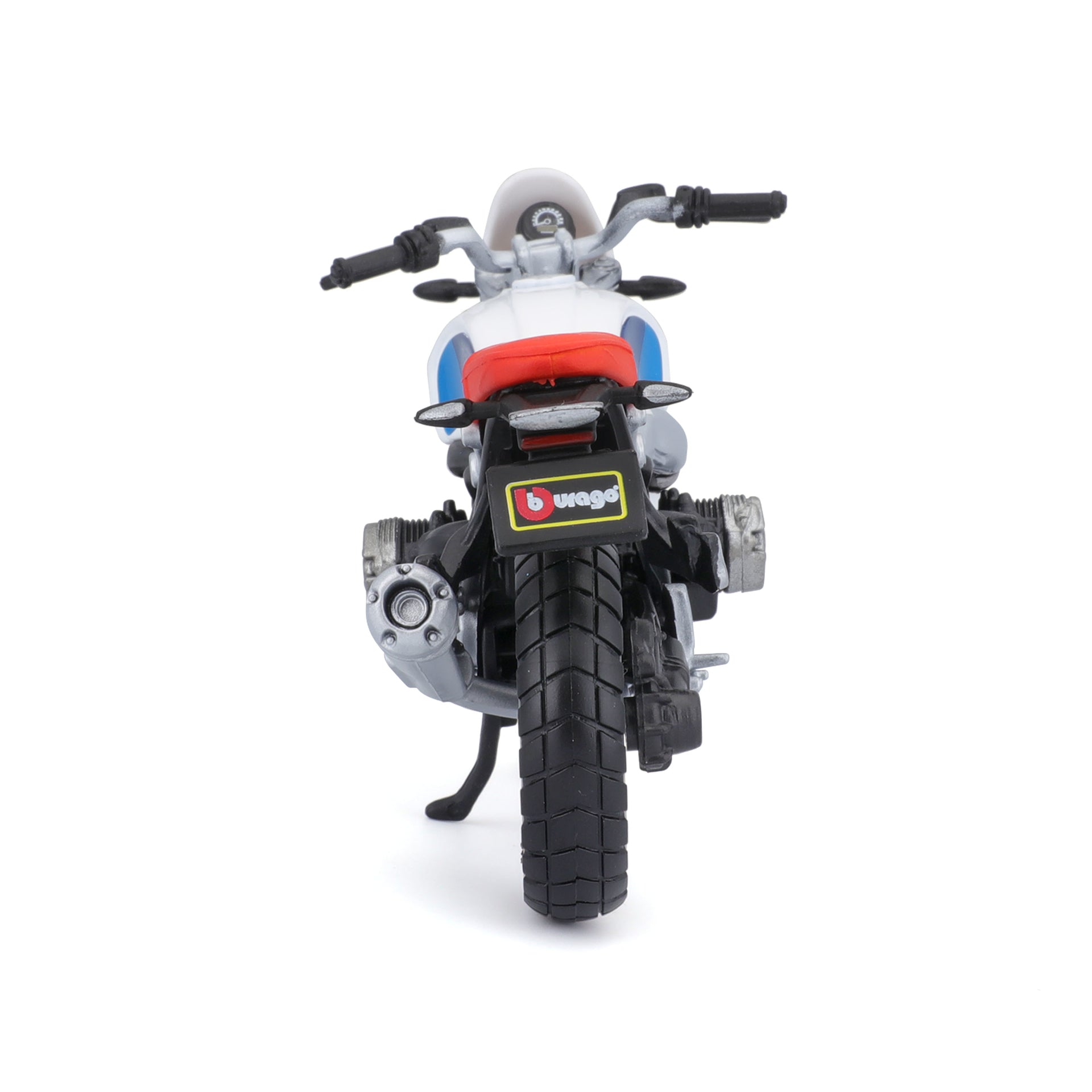 Macheta Motocicleta Bburago 1:18 Bmw R Ninet Urban Alb, BB51030-51069