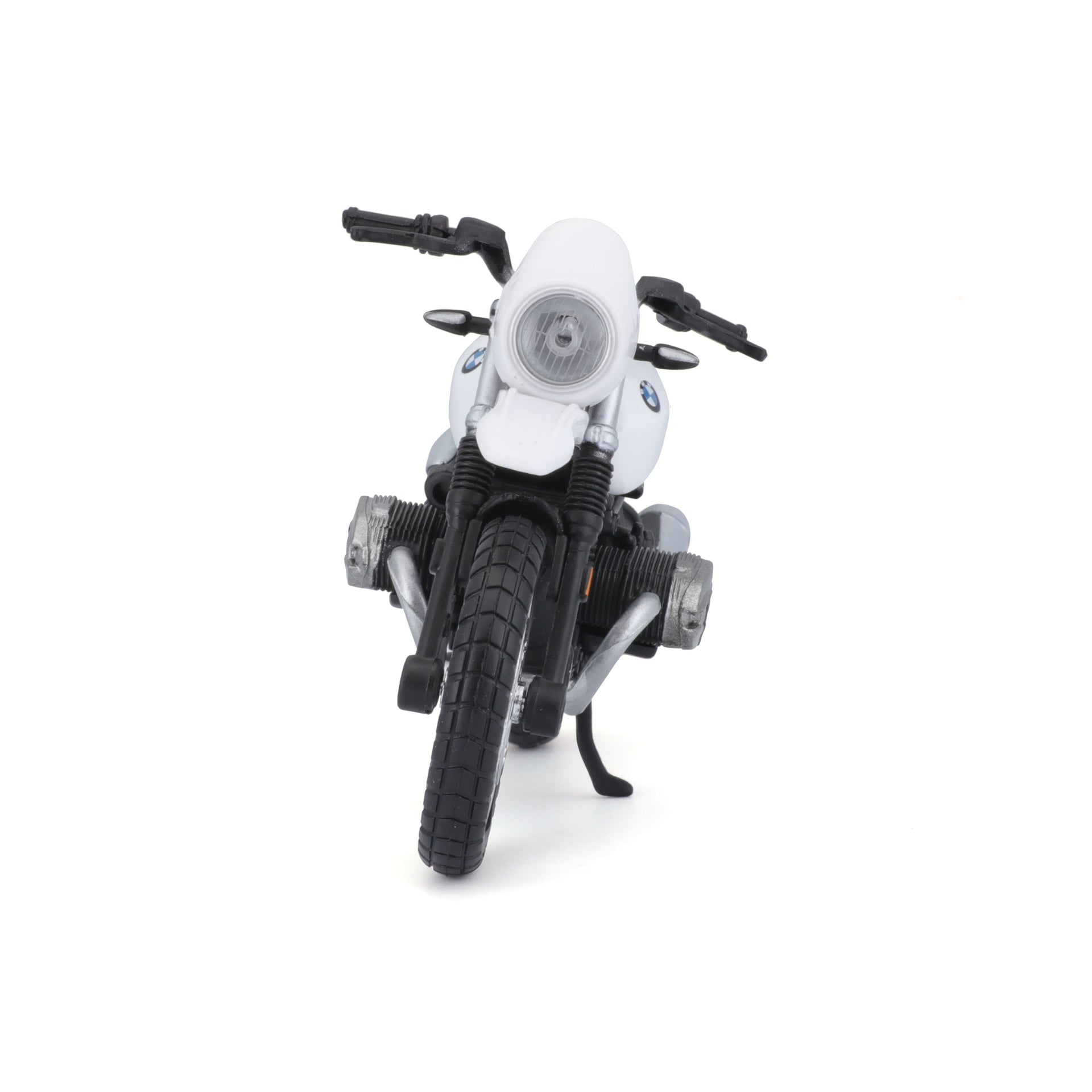 Macheta Motocicleta Bburago 1:18 Bmw R Ninet Urban Alb, BB51030-51069