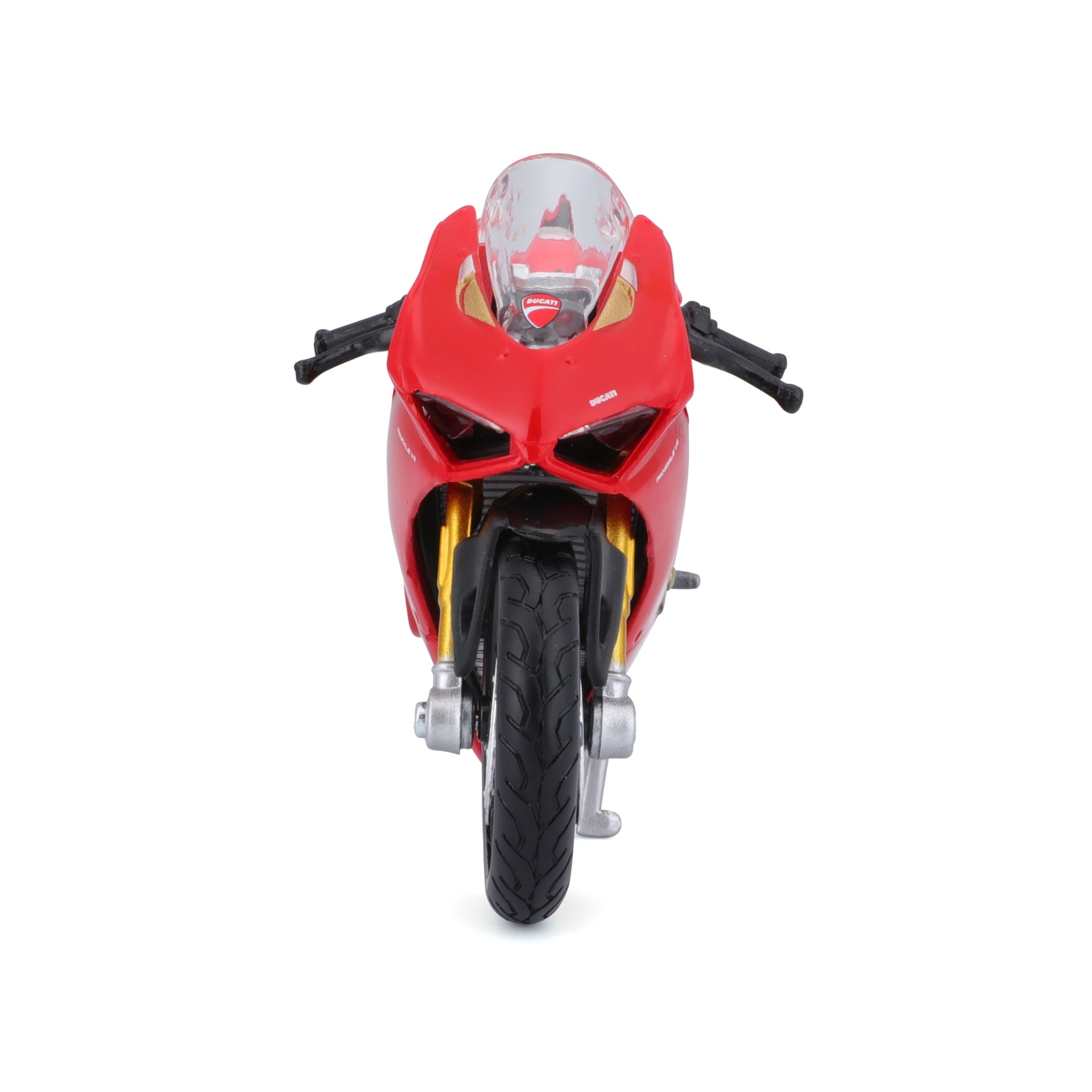 Macheta Motocicleta Bburago 1:18 Ducati Panigale V4 Rosu, BB51030-51080