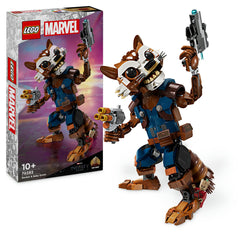 LEGO® Super Heroes - Rocket si bebelusul Groot 76282, 566 piese