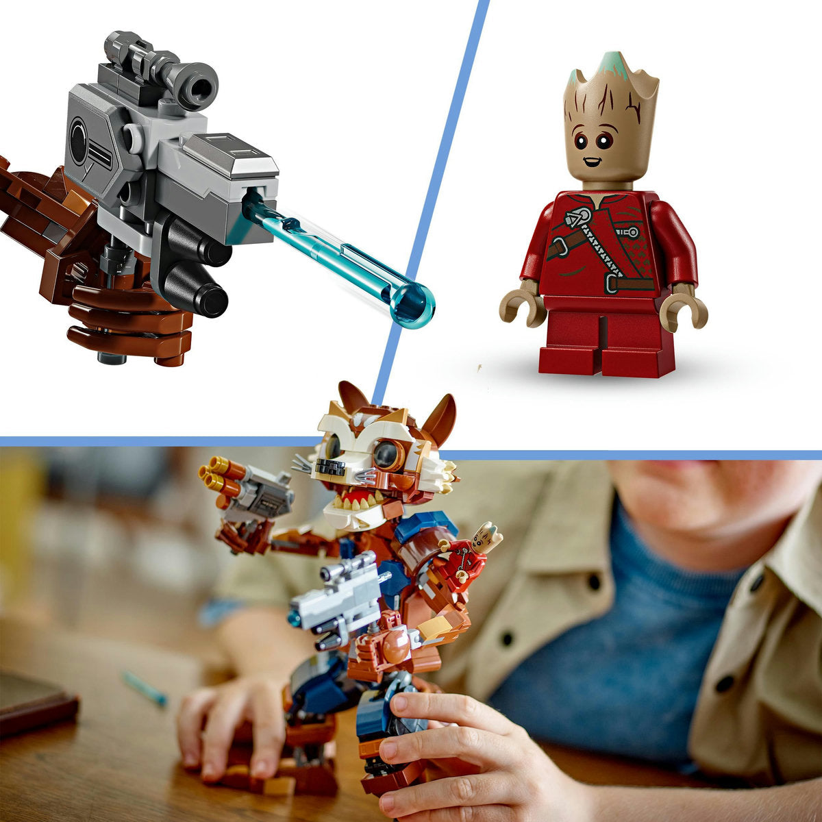 LEGO® Super Heroes - Rocket si bebelusul Groot 76282, 566 piese