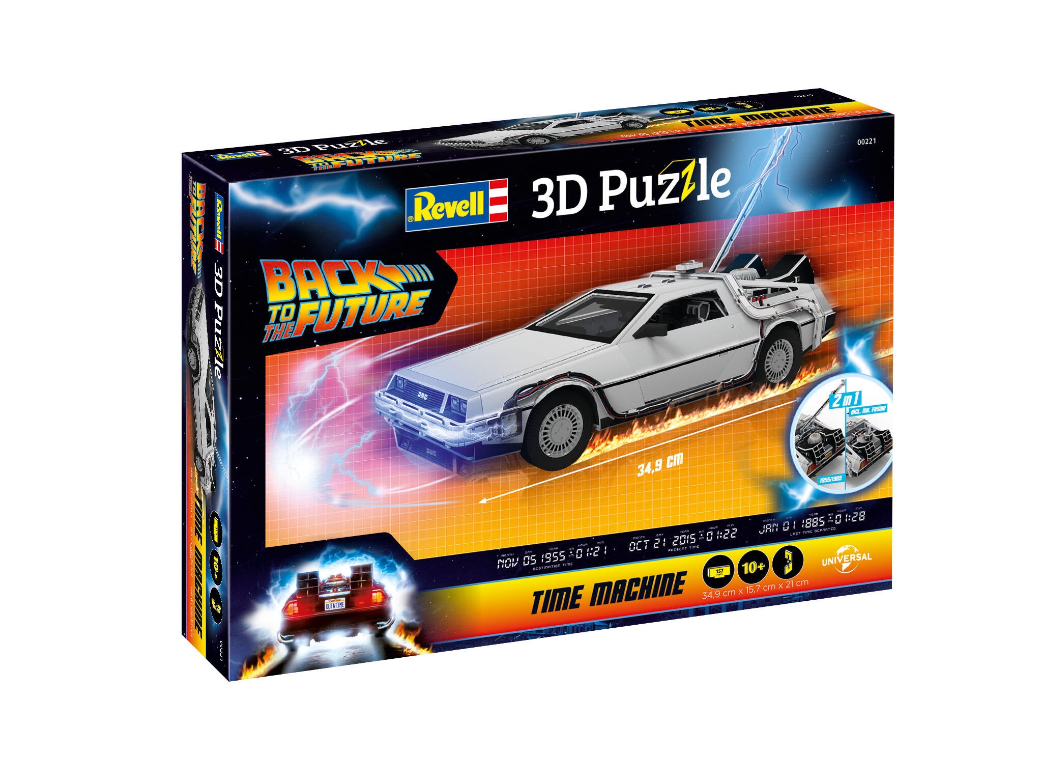 Revell 3D Puzzle  Time Machine: Back To The Future Rev00221