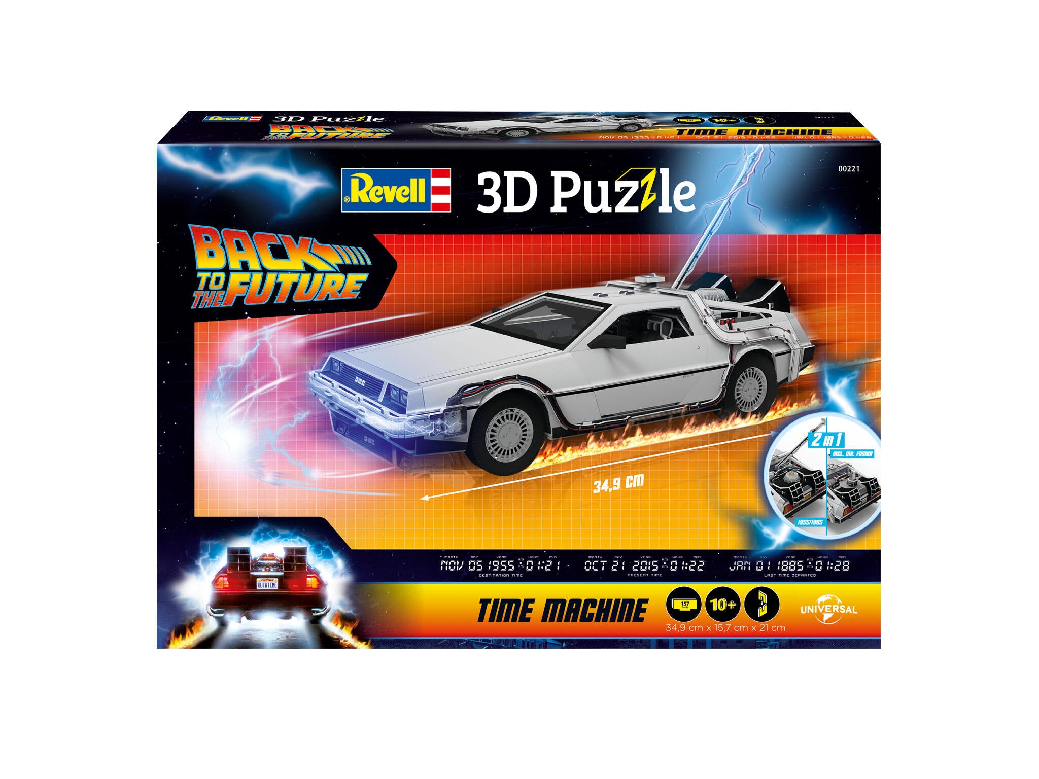 Revell 3D Puzzle  Time Machine: Back To The Future Rev00221