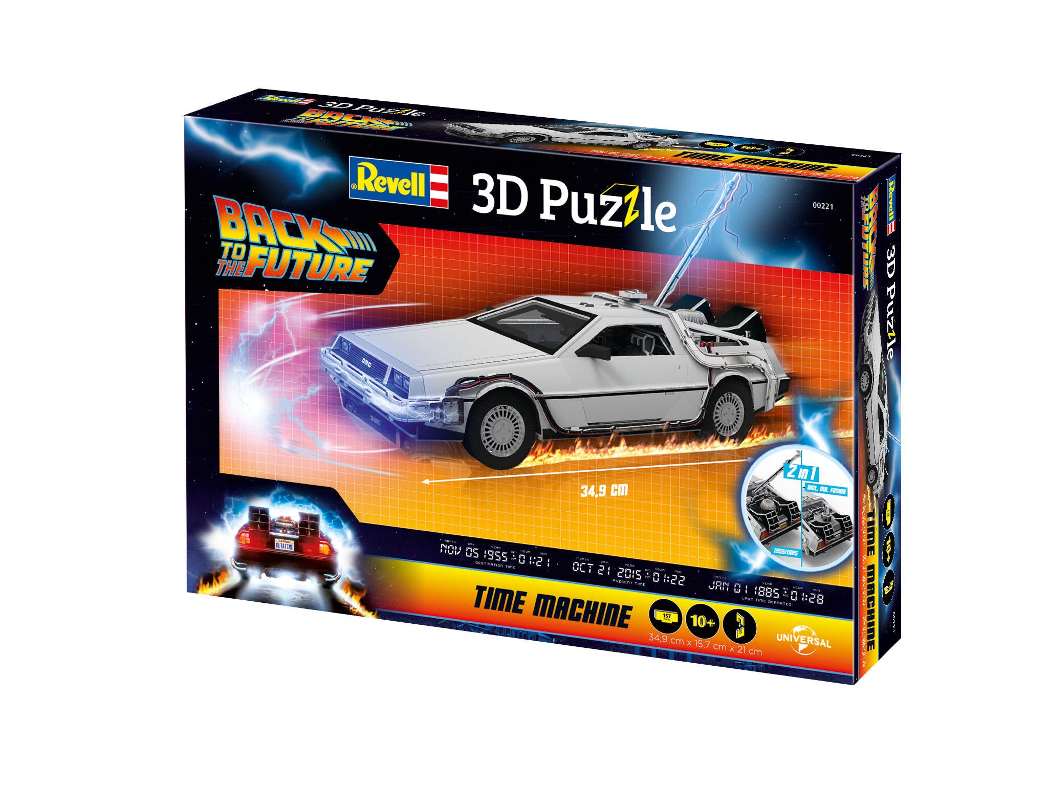 Revell 3D Puzzle  Time Machine: Back To The Future Rev00221
