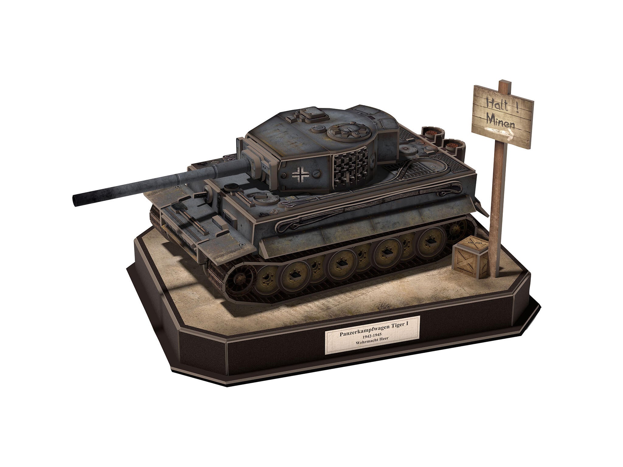 Revell 3D Puzzle  Tiger I - German Tank Rev00252