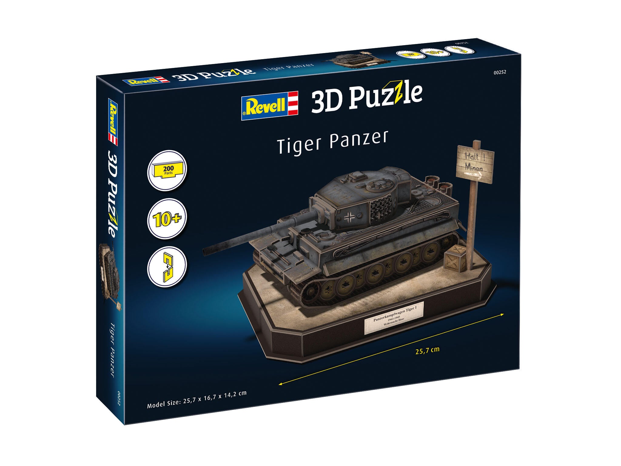 Revell 3D Puzzle  Tiger I - German Tank Rev00252