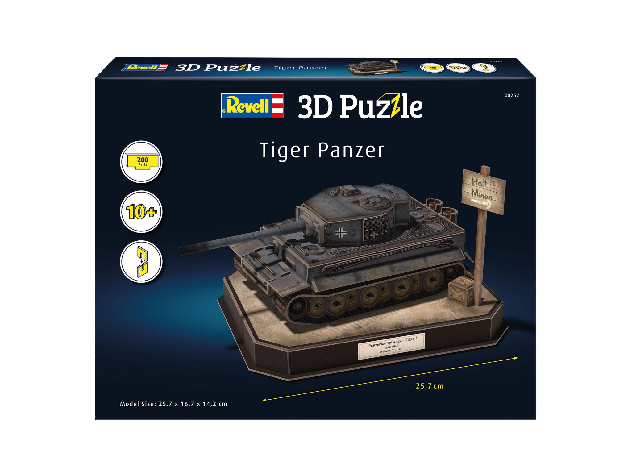 Revell 3D Puzzle  Tiger I - German Tank Rev00252