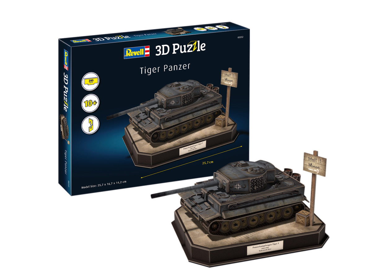 Revell 3D Puzzle  Tiger I - German Tank Rev00252