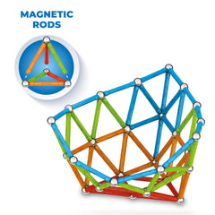 Set de constructie Geomag 386, Supercolor 142 piese