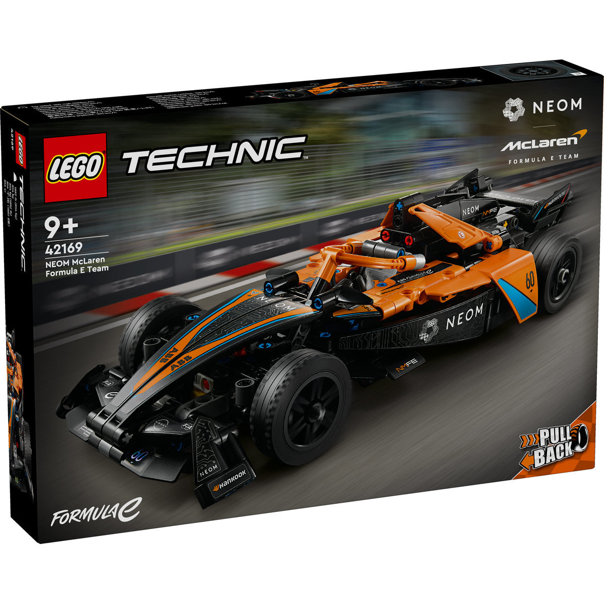 LEGO® Technic - Neom Mclaren Formula E race car 42169, 452 piese