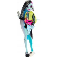 Papusa Monster High Skulltimate Secrets Neon Frights Frankie - Secrete in Dulap, MTHNF79