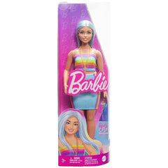 Papusa Mattel Barbie Fashionistas cu Par Albastru si Tinuta Sport 30 cm, MTFBR37/HRH16