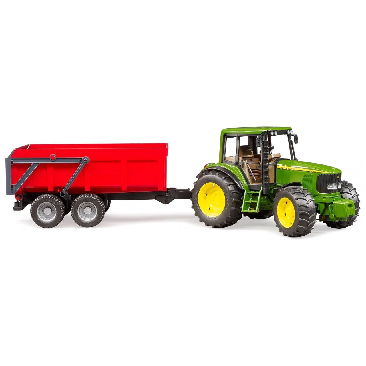 Jucarie Bruder Utilaj Tractor Bruder - John Deere 6920 cu Remorca Basculabila, BR02057