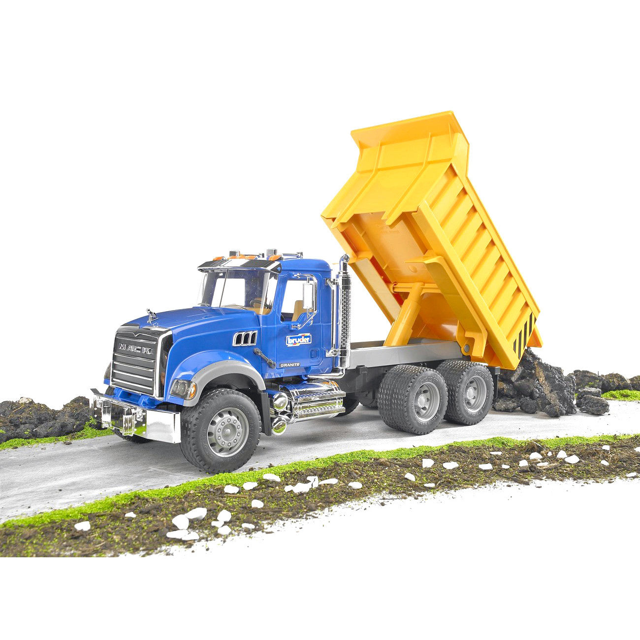 Jucarie Utilaj Bruder 1:16 Camion Basculanta Bruder Construction - Mack Granite, BR02815