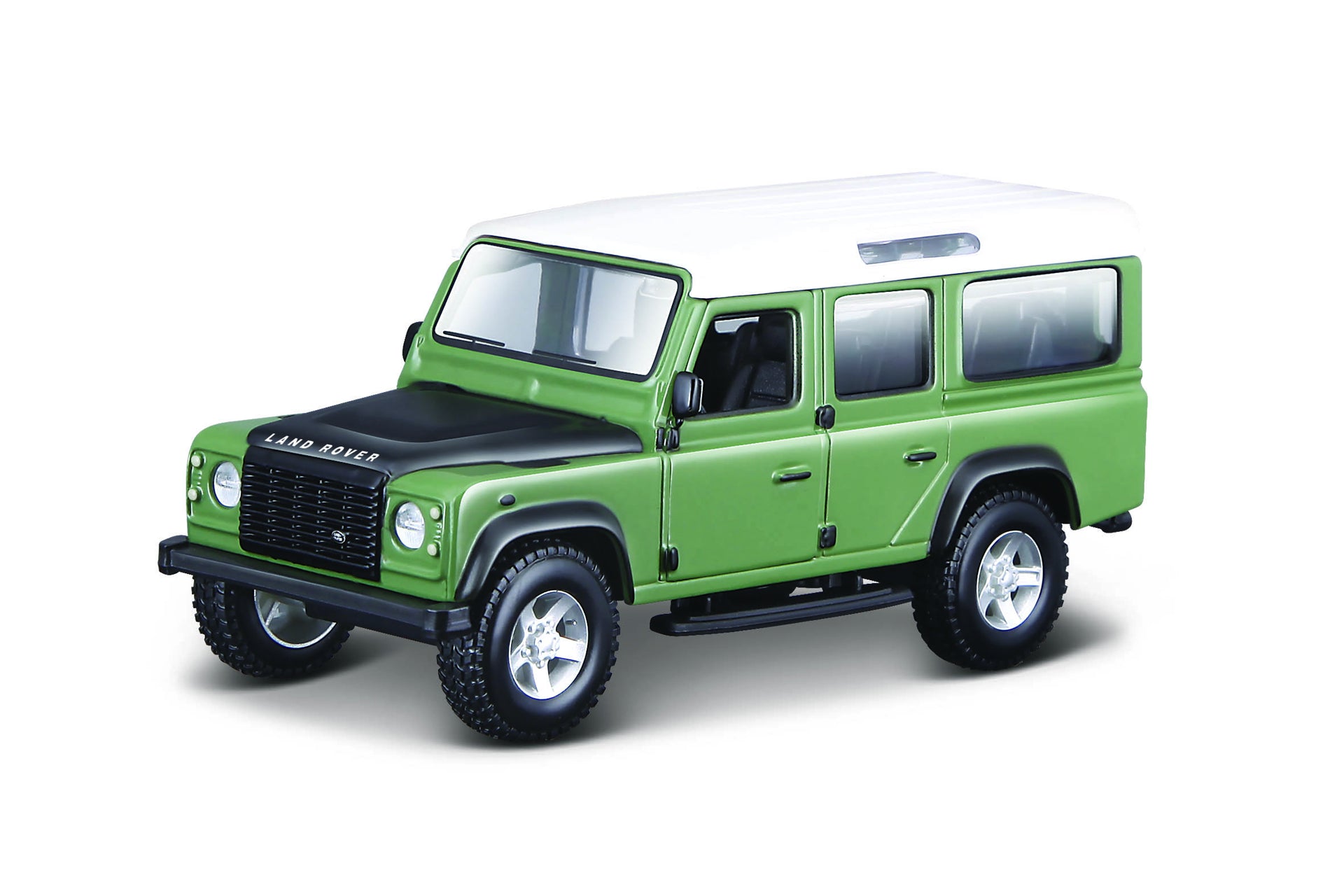 Macheta masinuta Bburago 1:32 Lamd Rover Defender 110 Verde 43100-43029