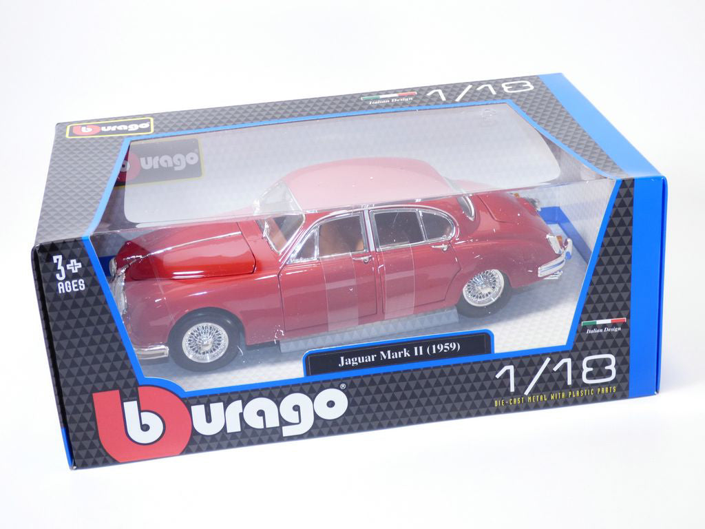 Macheta Masinuta Auto 1:18 Bburago  Jaguar Mark II 1959, BB12009