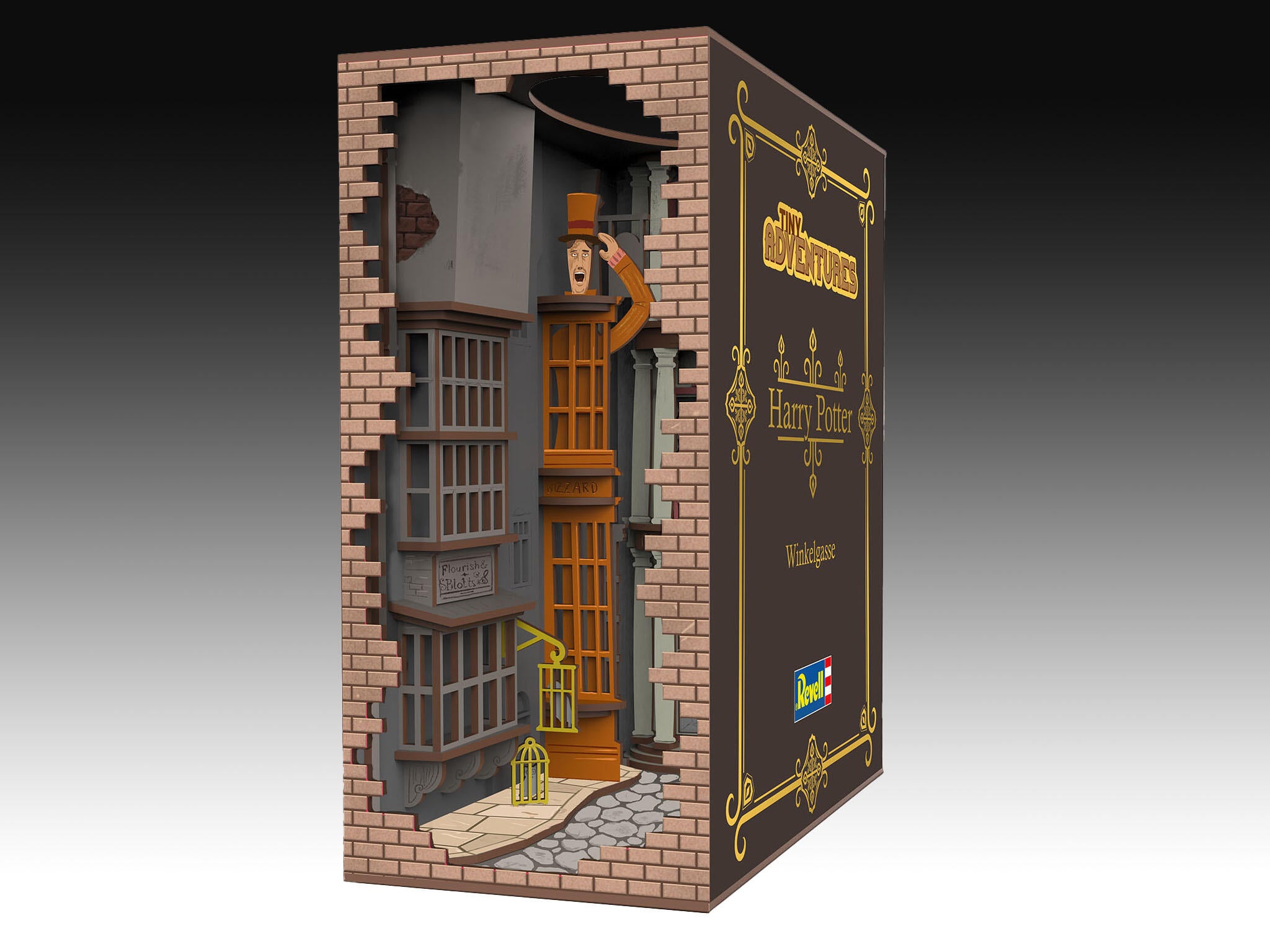 Revell Lumi Miniaturale Realizate Manual Pentru Asamblare Diagon Alley - Harry Potter: Tiny Adventures Rev00530