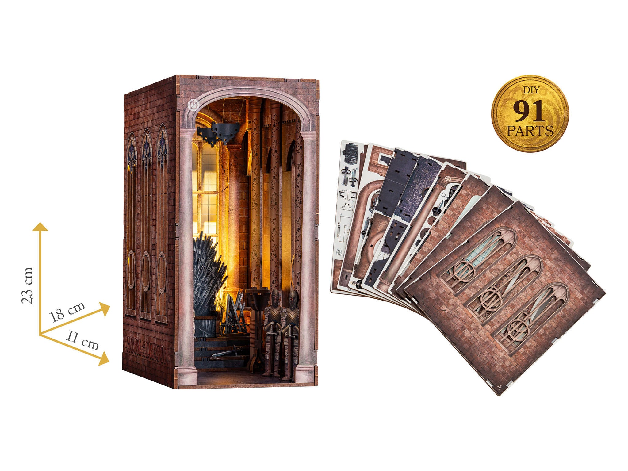 Revell Lumi Miniaturale Realizate Manual Pentru Asamblare Iron Throne - House Of The Dragon: Tiny Adventures Rev00531