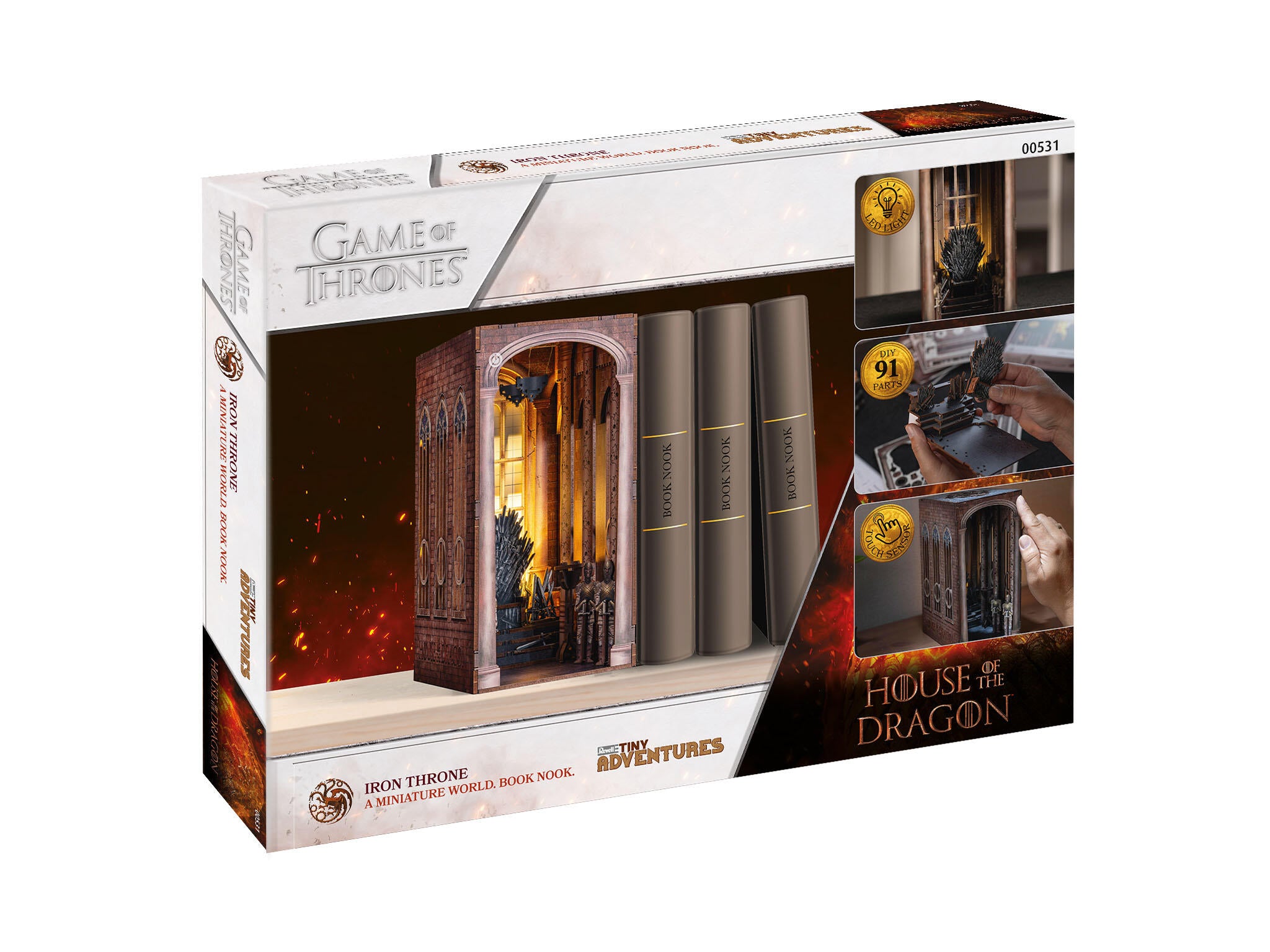 Revell Lumi Miniaturale Realizate Manual Pentru Asamblare Iron Throne - House Of The Dragon: Tiny Adventures Rev00531
