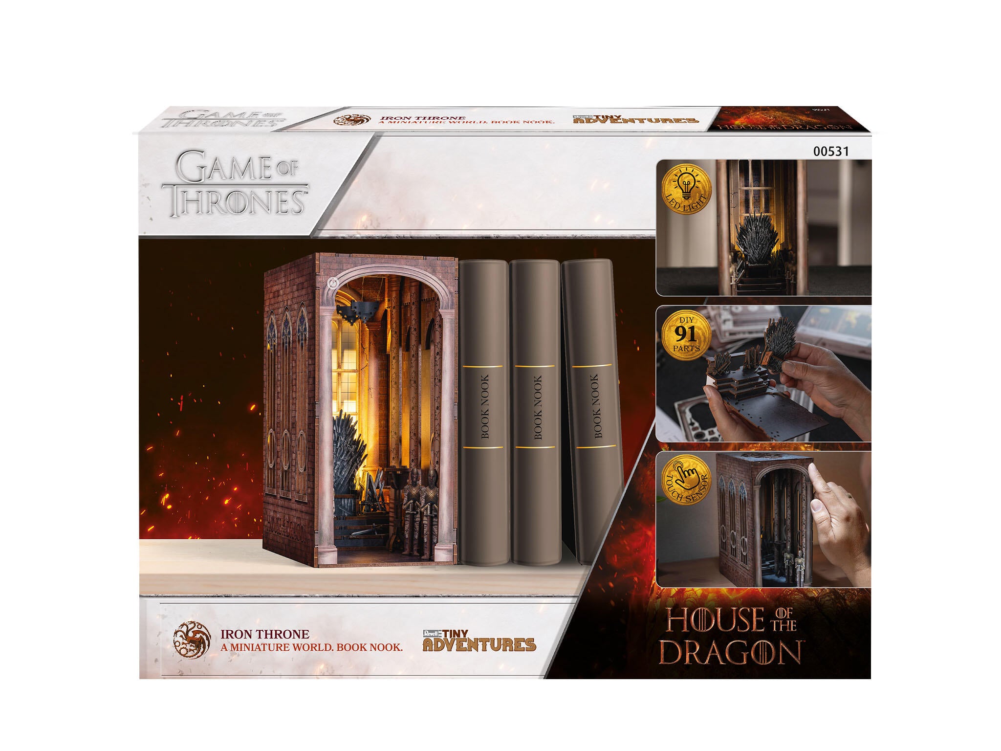 Revell Lumi Miniaturale Realizate Manual Pentru Asamblare Iron Throne - House Of The Dragon: Tiny Adventures Rev00531