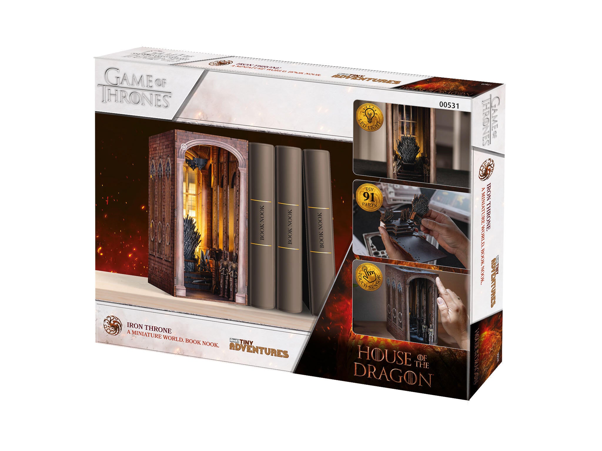 Revell Lumi Miniaturale Realizate Manual Pentru Asamblare Iron Throne - House Of The Dragon: Tiny Adventures Rev00531
