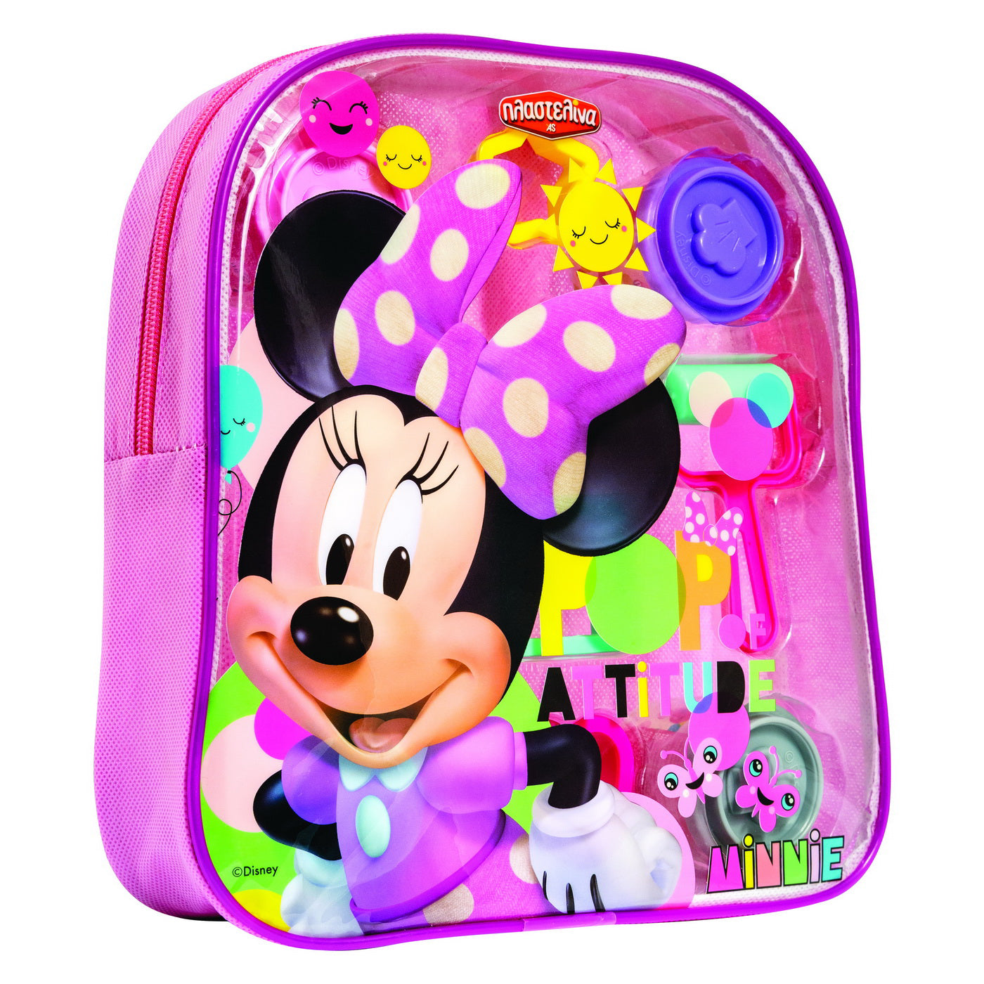 SET PLASTILINA IN GENTUTA PVC DESIGN MINNIE
