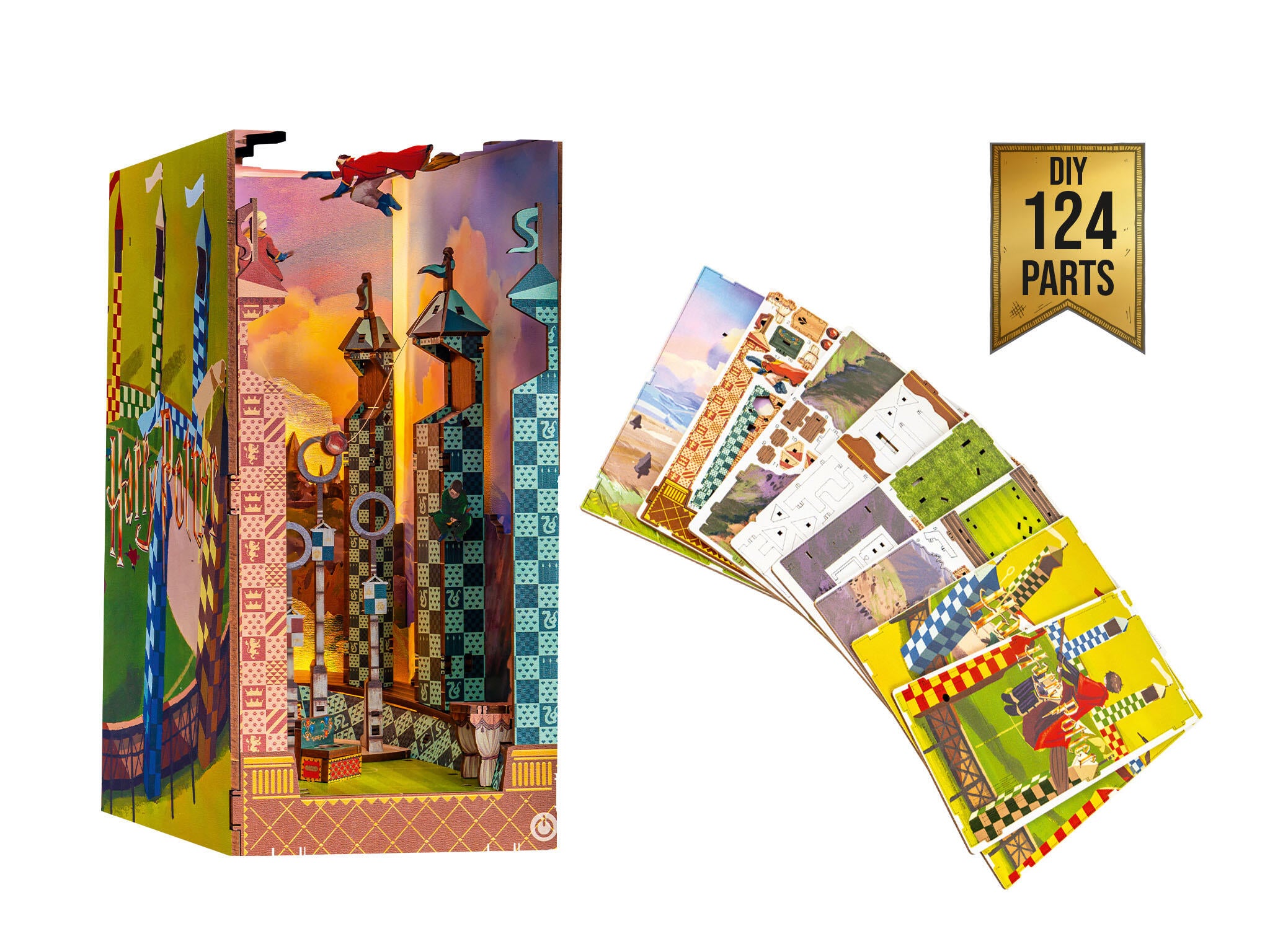 Revell Lumi Miniaturale Realizate Manual Pentru Asamblare Quidditch Field - Harry Potter: Tiny Adventures Rev00532