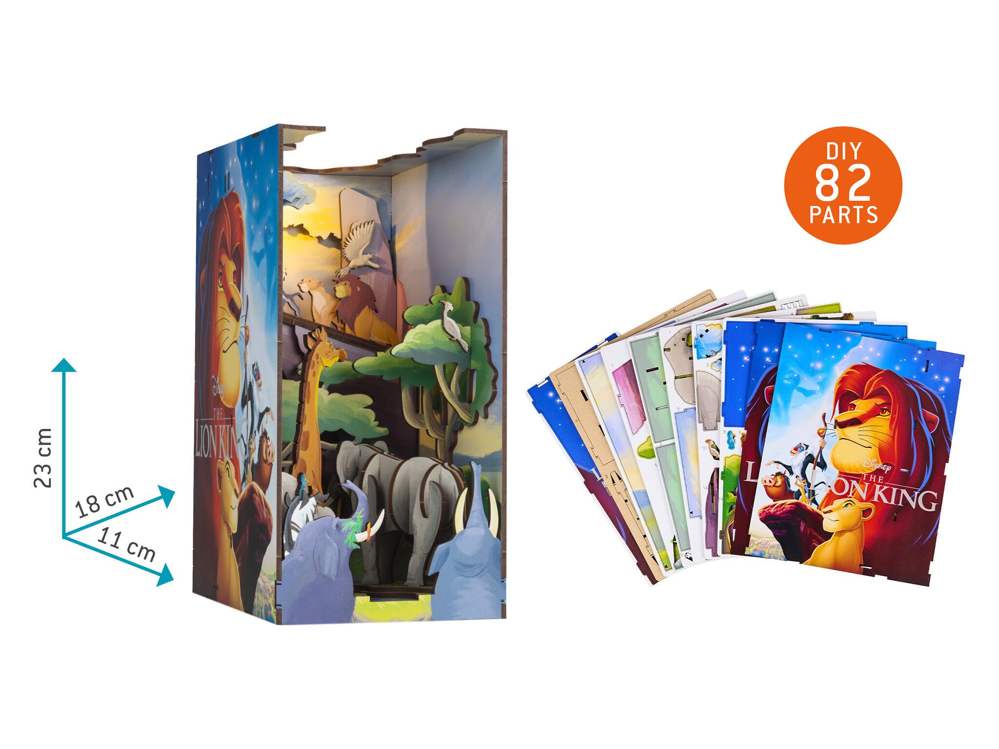 Revell Lumi Miniaturale Realizate Manual Pentru Asamblare Disney The Lion King: Tiny Adventures Rev00534