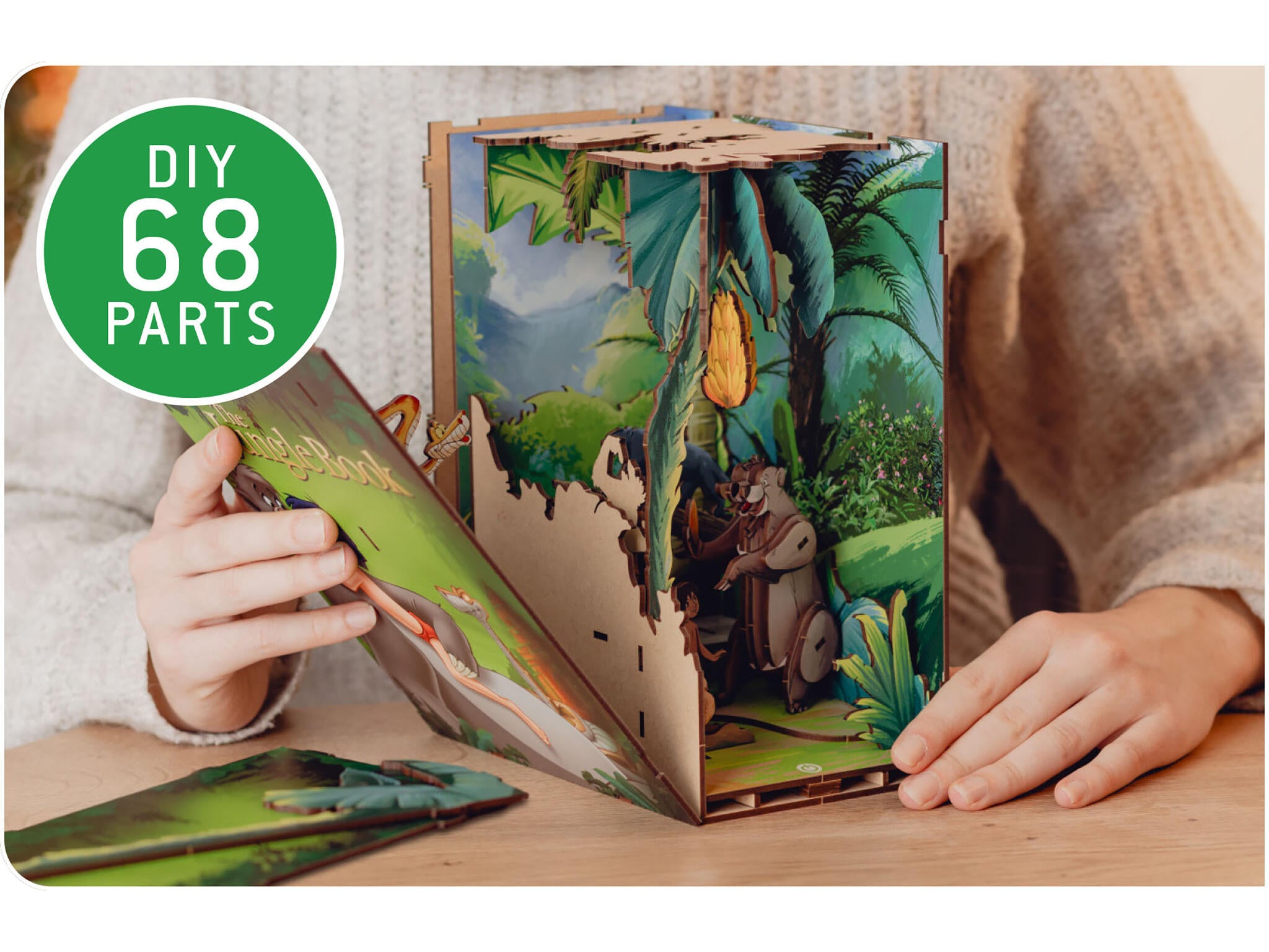 Revell Lumi Miniaturale Realizate Manual Pentru Asamblare Disney The Jungle Book: Tiny Adventures Rev00535