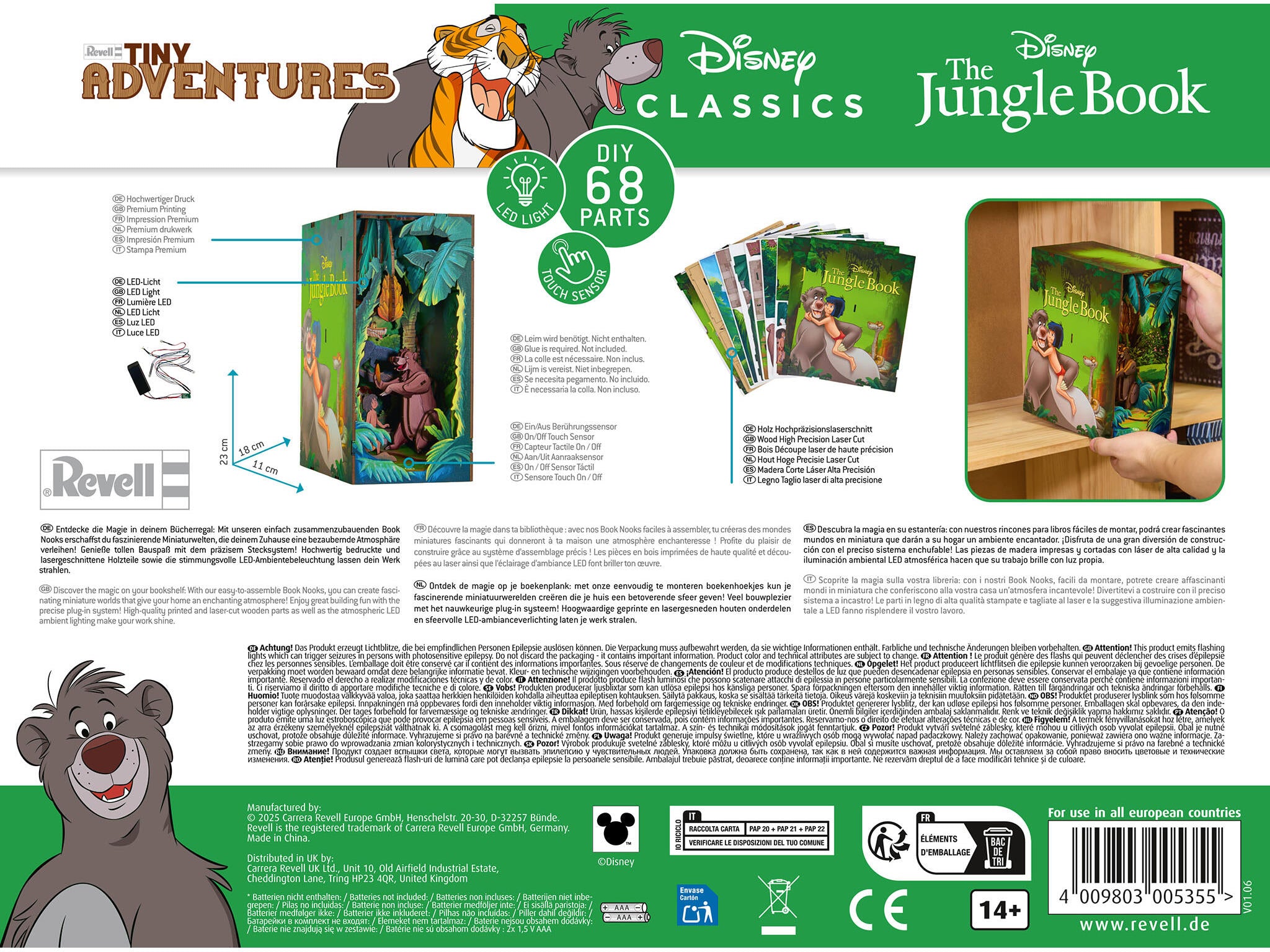 Revell Lumi Miniaturale Realizate Manual Pentru Asamblare Disney The Jungle Book: Tiny Adventures Rev00535