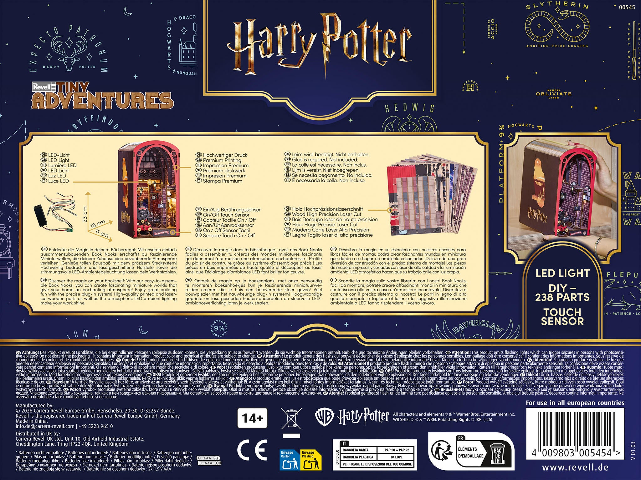 Revell Lumi Miniaturale Realizate Manual Pentru Asamblare Tiny Adventures - Harry Potter Hogwarts Express Rev00545