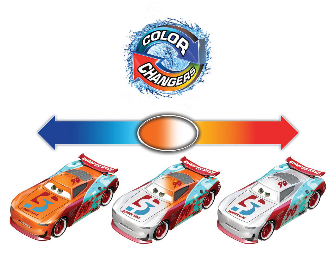 CARS MASINUTA PAUL CONREV CU CULORI SCHIMBATOARE