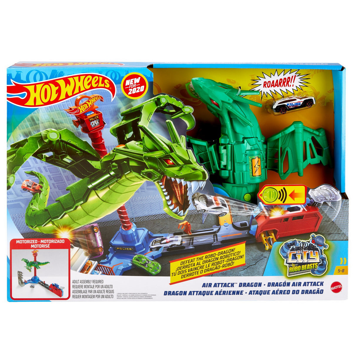 HOT WHEELS SET DE JOACA ATACUL DRAGONULUI