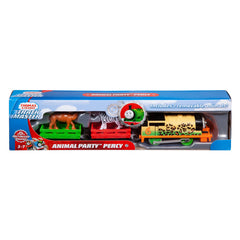 THOMAS LOCOMOTIVA PERCY ANIMAL PARTY MOTORIZATA CU 2 VAGOANE