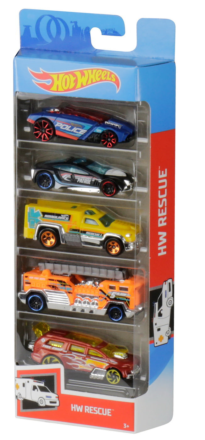 SET 5 MASINI HOT WHEELS RESCUE