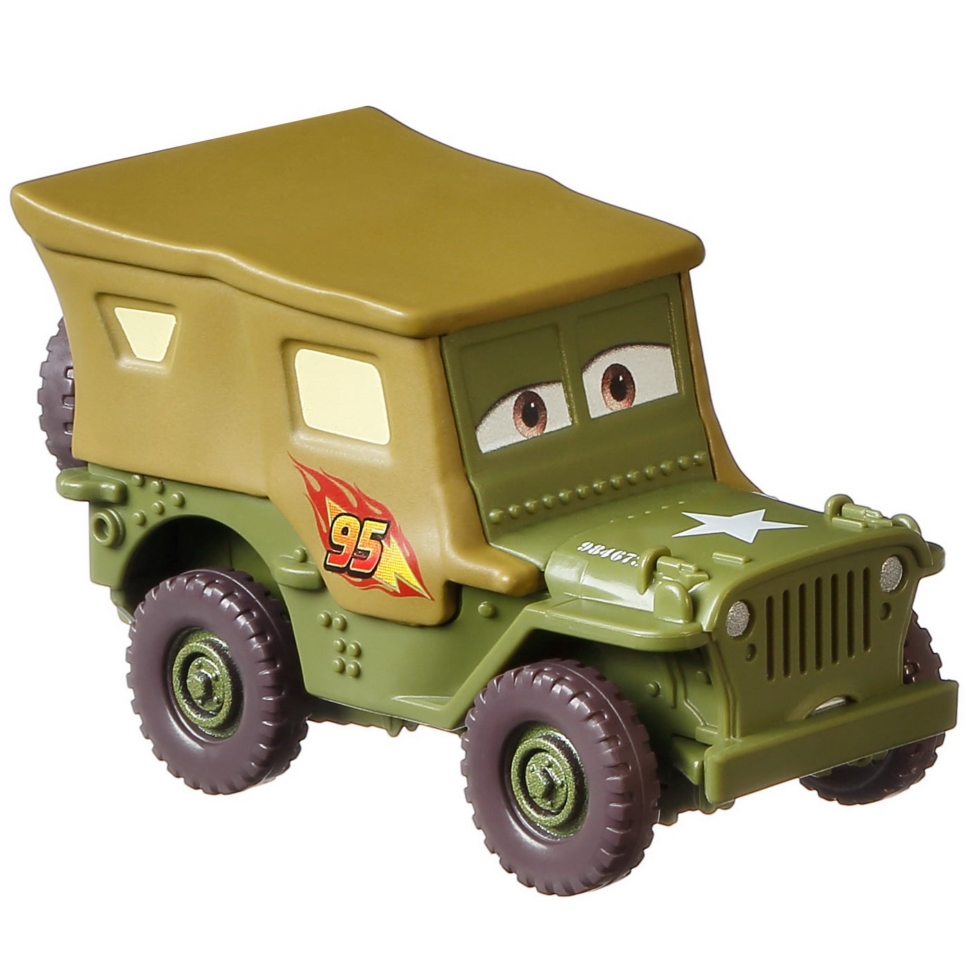 MASINUTA METALICA CARS3 PERSONAJUL RACE TEAM SARGE