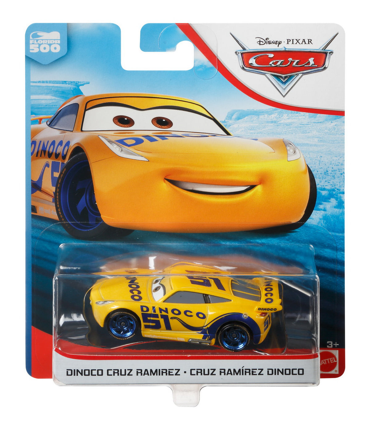MASINUTA METALICA CARS3 PERSONAJUL DINOCO CRUZ RAMIREZ