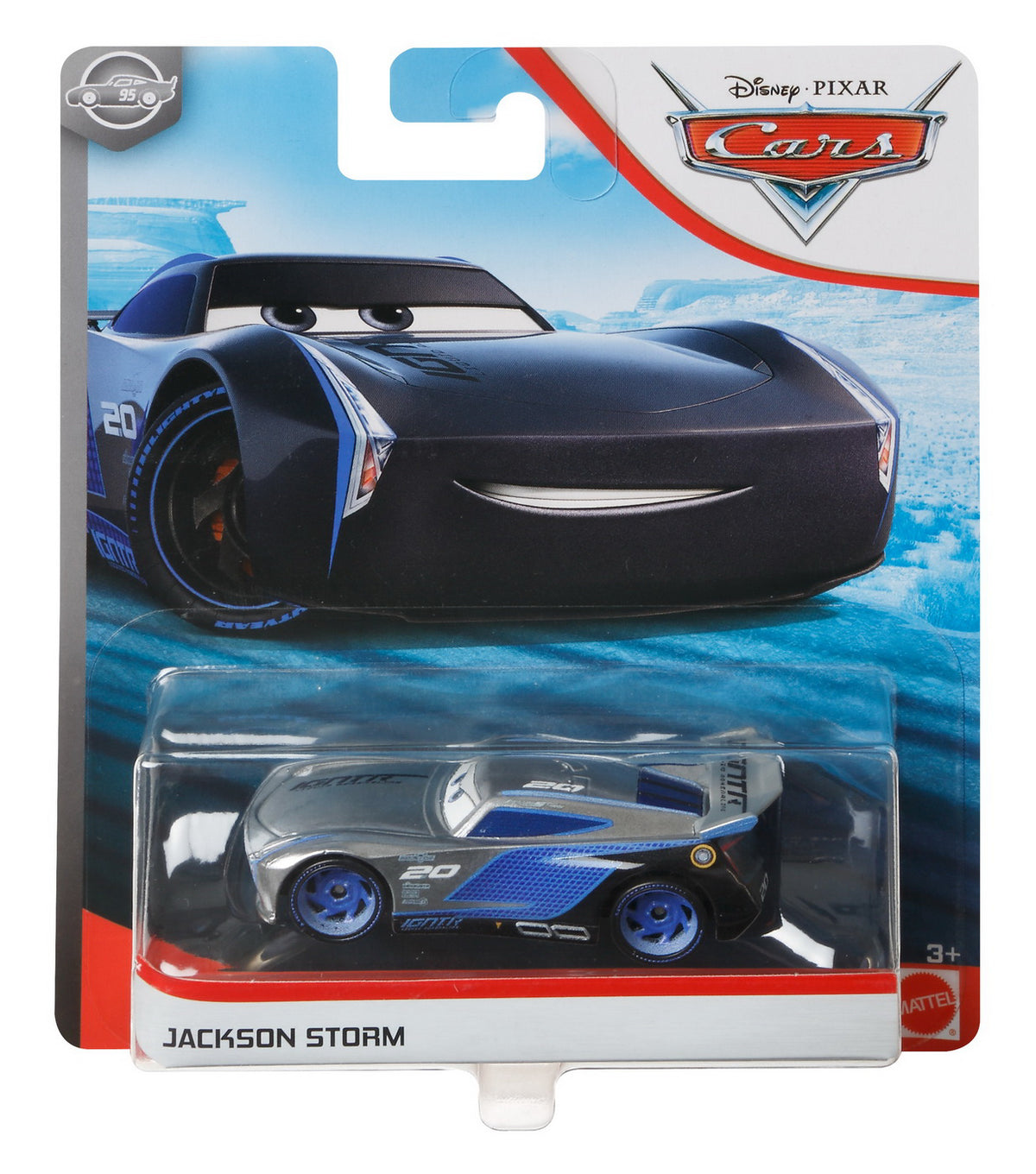 MASINUTA METALICA CARS3 PERSONAJUL JACKSON STORM