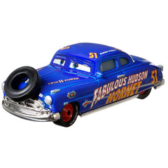 MASINUTA METALICA CARS3 PERSONAJUL FABULOSUL HUDSON HORNET CU CAUCIUC