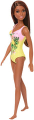 PAPUSA BARBIE CREOLA CU COSTUM DE BAIE INFLORAT