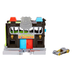 HOT WHEELS POSTUL DE POLITIE CU MASINUTA INCLUSA